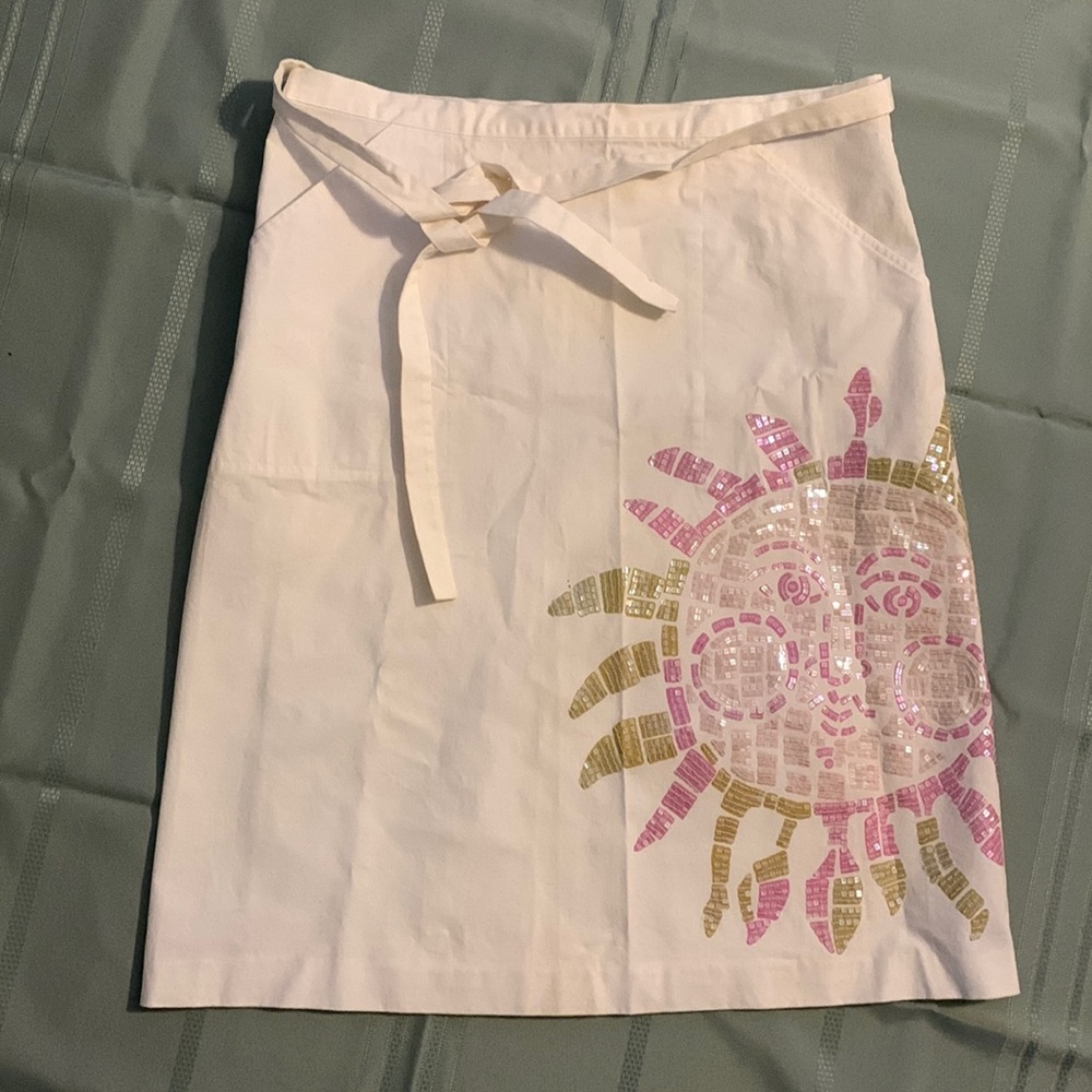 Lilly Pulitzer wrap skirt with pockets